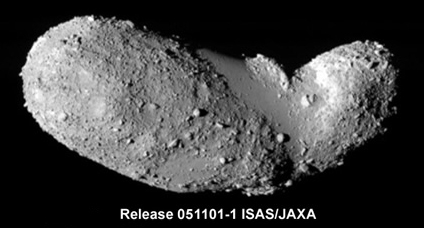 Photo : astéroïde Itokawa